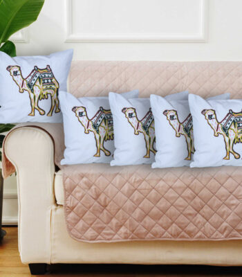 camel printing cushion cover