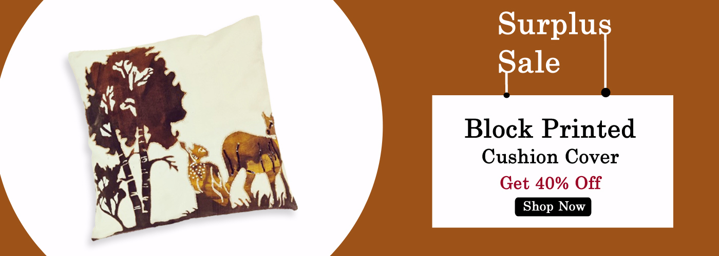 embroidered cotton cushion cover banner