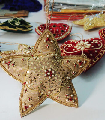 Embroidery Christmas Decorative Special Holiday Star