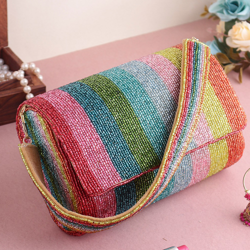Multi color Embroidered Bag