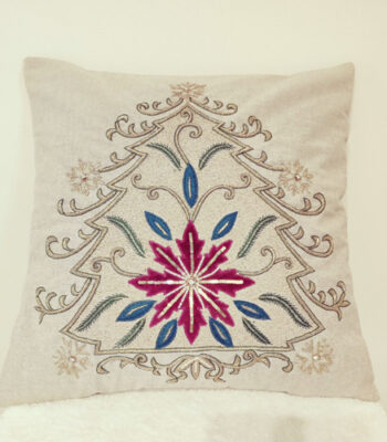 Decorative Cotton Embroidery Sofa Bed Cushion Cover