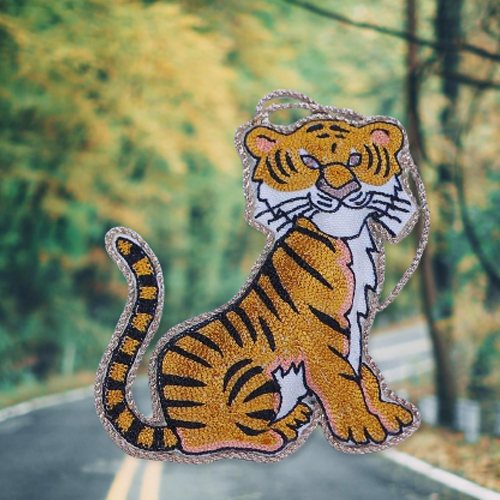 Handicraft Tiger Gift Keychain Souvenirs Animal Decor